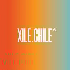 XILE CHILE logo with registered trademark symbol on gradient background transitioning from orange to teal